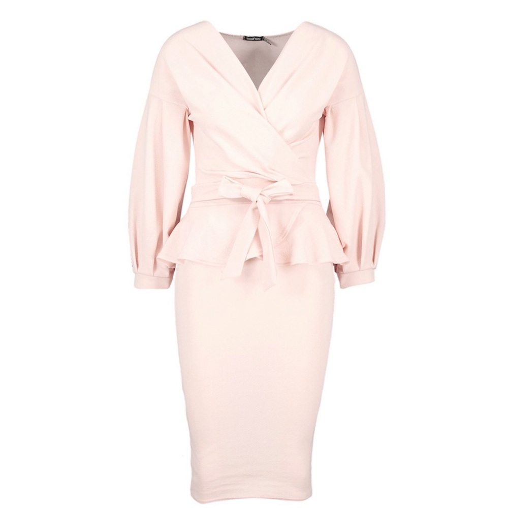 Blush pink formal dress